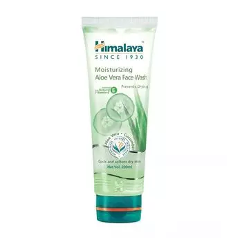 Увлажняющий гель для умывания с Алоэ (100 мл), Aloe Vera Face Wash, произв. Himalaya