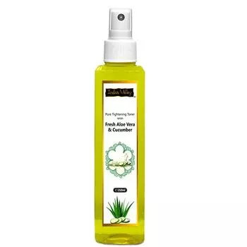 Увлажняющий и подтягивающий тонер с Алоэ вера и Огурцом (250 мл), Fresh Aloe Vera & Cucumber Tightening Toner, произв. Indus Valley