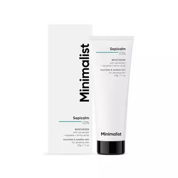 Увлажняющий крем для чувствительной кожи с Сепикалмом 03% (50 г), Sepicalm 03% Moisturizer for Sensitive Skin, произв. Minimalist