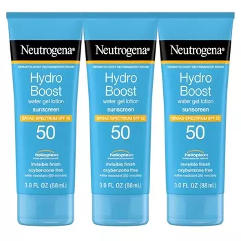 Увлажняющий крем SPF 50 (3 х 88 мл), Hydro Boost Water Gel Moisturizing Sunscreen Spf 50, Neutrogena