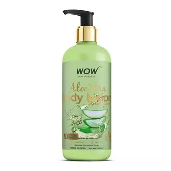 Увлажняющий лосьон для тела с Алоэ вера (400 мл), Aloe Vera Body Lotion Ultra Light Hydration, произв. WOW Skin Science