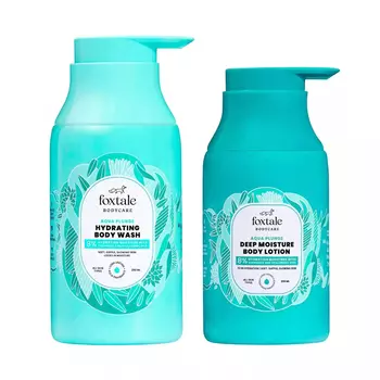 Увлажняющий набор (250 мл + 200 мл), Happy Hydration Duo Set, произв. Foxtale