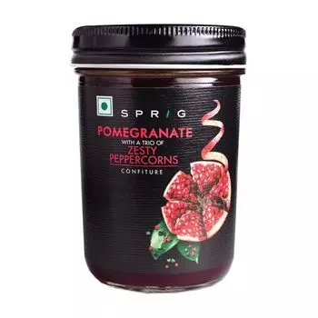 Варенье гранатовое с пикантным перцем (270 г), Pomegranate with a Trio of Zesty Peppercorns Confiture, произв. Sprig