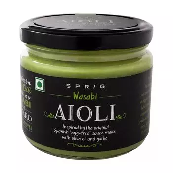 Васаби Айоли: соус на основе васаби, оливкового масла и чеснока (260 г), Wasabi Aioli, произв. Sprig