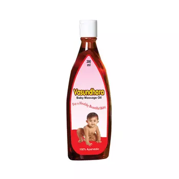 Васундхара: детское массажное масло (200 мл), Vasundhara Baby Massage Oil, произв. Pitambari