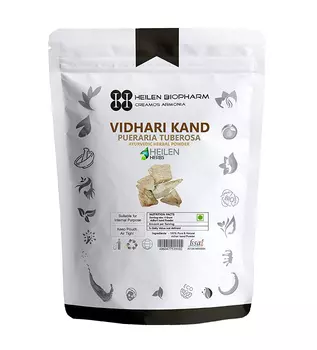 Видариканда (Пуэрария) (200 г), Vidhari Kand Powder, произв. Heilen Biopharm
