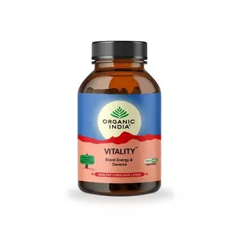 Виталити (180 кап, 325 мг), Vitality, произв. Organic India