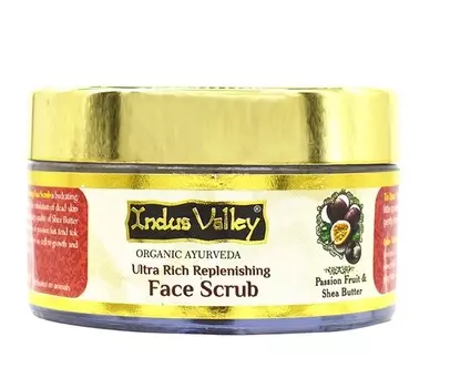 Восстанавливающий фруктовый скраб для лица (50 мл), Ultra Rich Replenishing Fruit Scrub, произв. Indus Valley