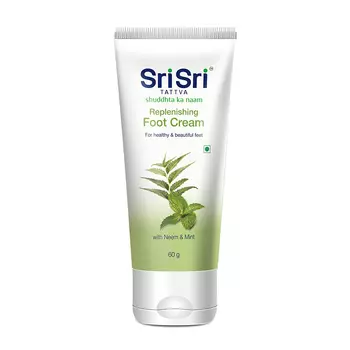 Восстанавливающий крем для ног (60 г), Replenishing Foot Cream, произв. Sri Sri Tattva
