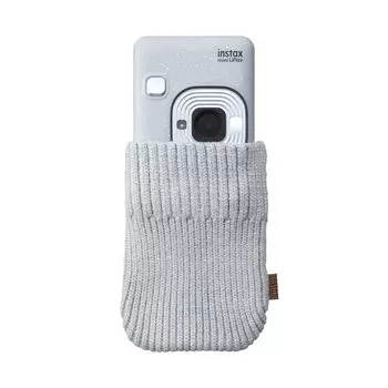 Вязаный чехол для мини-камеры: цвет Белый, Instax Liplay Knit Cover White, произв. Instax