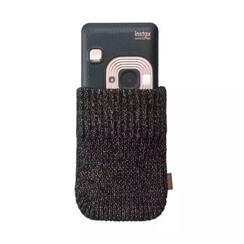 Вязаный чехол для мини-камеры: цвет Черный, Instax Liplay Knit Cover Black, произв. Instax