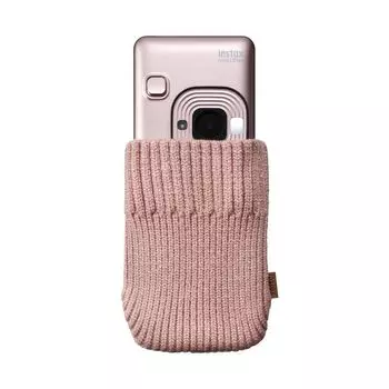 Вязаный чехол для мини-камеры: цвет Розовый, Instax Liplay Knit Cover Pink, произв. Instax