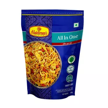 Все в Одном: смесь закусок (200 г), All In One, произв. Haldiram's