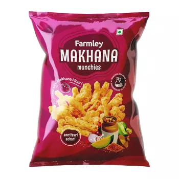 Закуска Макхана Мунчис Амритсари Ачари (33 г), Makhana Munchies Amritsari Achari, произв. Farmley