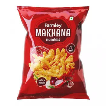 Закуска Макхана Мунчис Андхра Масала (33 г), Makhana Munchies Andhra Masala, произв. Farmley