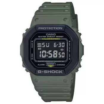 Зеленые цифровые мужские часы, Green Digital Men's Watch, произв. Casio