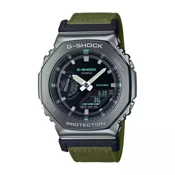 Зеленые комбинированные мужские часы, Green Combination Men's Watch, произв. Casio