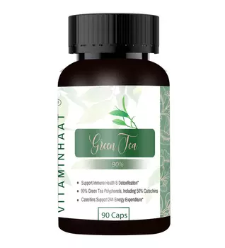 Зеленый чай (90 кап, 500 мг), Green Tea, произв. Vitamin Haat