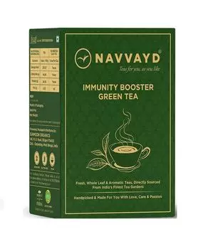 Зеленый чай для укрепления иммунитета (100 г), Immunity Booster Green Tea, произв. Navvayd
