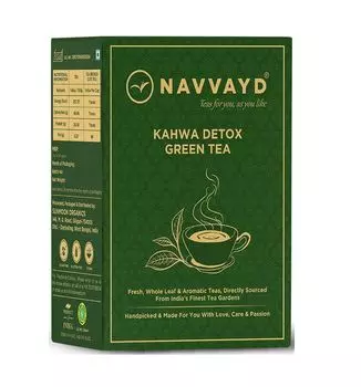Зеленый чай Кахва для очищения (100 г), Kahwa Detox Green Tea, произв. Navvayd