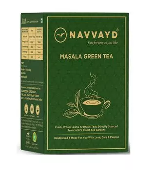 Зеленый чай Масала (100 г), Masala Green Tea, произв. Navvayd