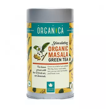 Зеленый чай Масала (100 г), Organic Masala Green Tea, произв. Organica