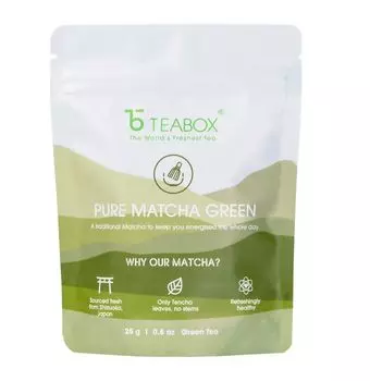 Зеленый чай Матча (25 г), Pure Matcha Green, произв. Teabox