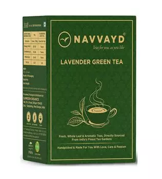 Зеленый чай с Лавандой (100 г), Lavender Green Tea, произв. Navvayd