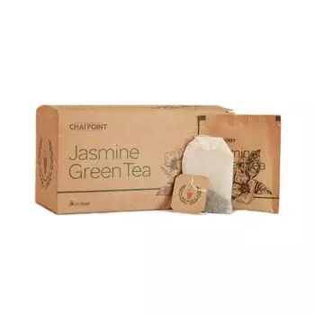 Зеленый Чай с Жасмином (25 пак, 1,5 г), Jasmine Green Tea, произв. Chai Point