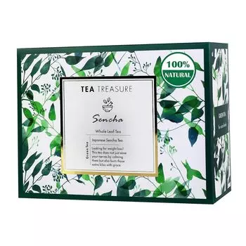 Зеленый чай Сенча (18 пак, 2 г), Sencha Green Tea, произв. Tea Treasure