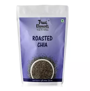 Жареные семена Чиа (500 г), Roasted Chia Seeds, произв. True Elements