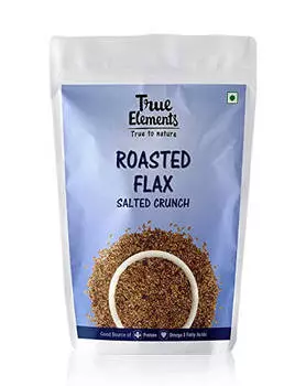 Жареные семена Льна (125 г), Roasted Flax Seeds, произв. True Elements