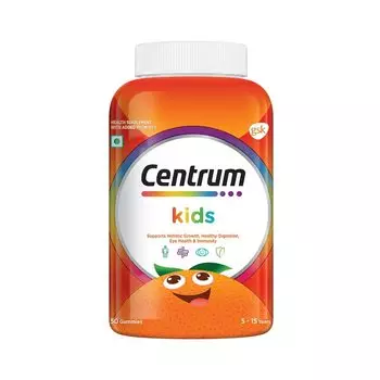 Жевательные конфеты для детей (50 шт, 4,3 г), Kids Gummies, произв. Centrum