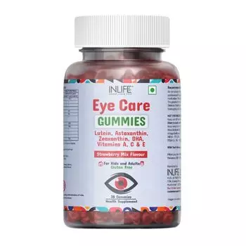Жевательные конфеты для здоровья глаз (30 шт), Eye Care Gummies, произв. INLIFE