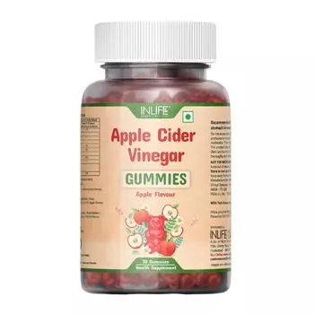 Жевательные конфеты с Яблочным уксусом (30 шт), Apple Cider Vinegar Gummies, произв. INLIFE