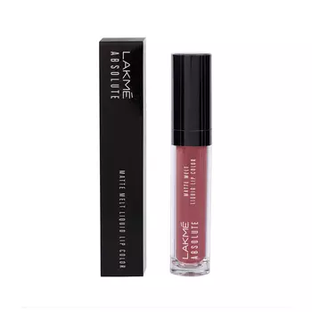 Жидкая матовая помада для губ Винтажный розовый (6 мл), Absolute Matte Melt Liquid Lip Color Vintage Pink, произв. Lakme