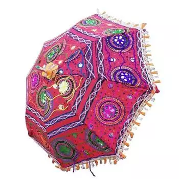 Зонтик от солнца розовый, Sun Umbrella Pink, произв. MYINDIA
