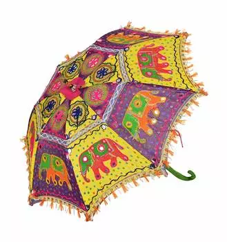 Зонтик от солнца с изображением слонов, Sun Umbrella Elephant, произв. MYINDIA