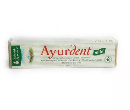 Зубная паста Аюрдент Милд (75 мл), Ayurdent Mild, произв. Maharishi Ayurveda