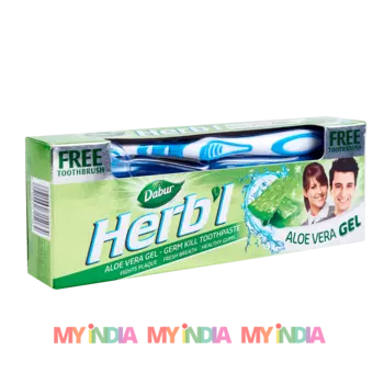 Зубная паста с Алоэ вера (150 г), Herb'l Aloe Vera Toothpaste, произв. Dabur