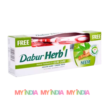 Зубная паста с Нимом (150 г), Herb'l Gum Care Toothpaste, произв. Dabur