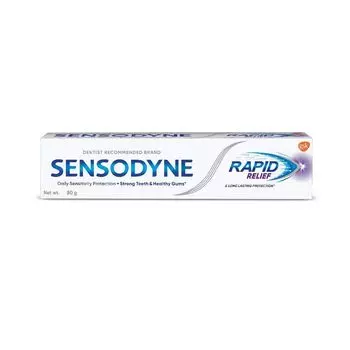 Зубная паста Сенсодин: мгновенный эффект (80 г), Sensodyne Toothpaste Rapid Relief, произв. Glaxo Smith Kline