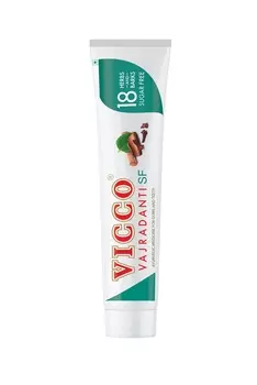 Зубная паста Ваджраданти без сахара (100 г), Vajradanti Toothpaste Sugar Free, произв. Vicco