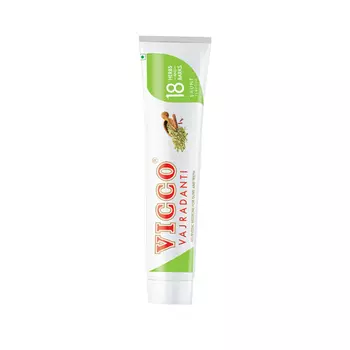Зубная паста Ваджраданти с ароматом Фенхеля (100 г), Vajradanti Paste in Saunf Flavour, произв. Vicco