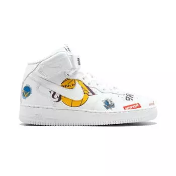 Air Force 1 Mid Supreme NBA White