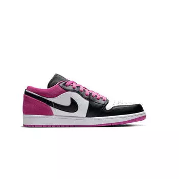 Air Jordan 1 Low Black Active Fuchsia