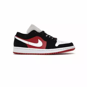 Air Jordan 1 Low Black White Gym Red