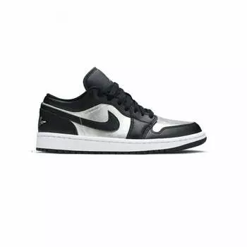 Air Jordan 1 Low SE Black Metallic Silver
