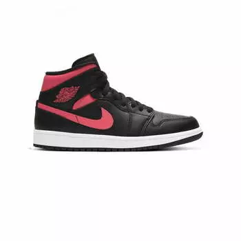 Air Jordan 1 Mid Black Siren Red