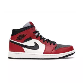 Air Jordan 1 Mid Chicago Toe